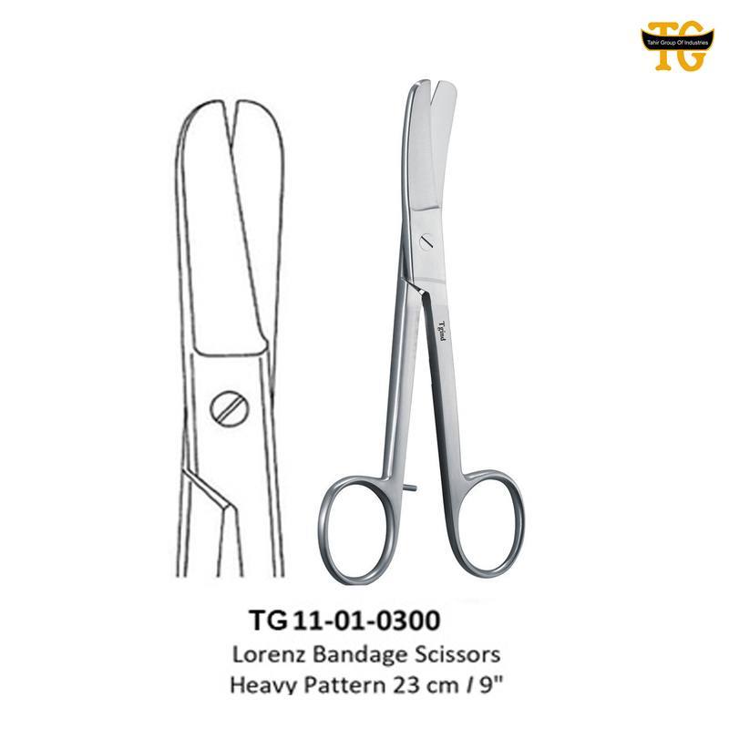 Lorenz Bandage Scissors, orthopedic instruments, TGI's own catalog photograph