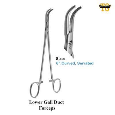 Lower Gall Duct Forceps, surgical instruments, TGI's own catalog photograph