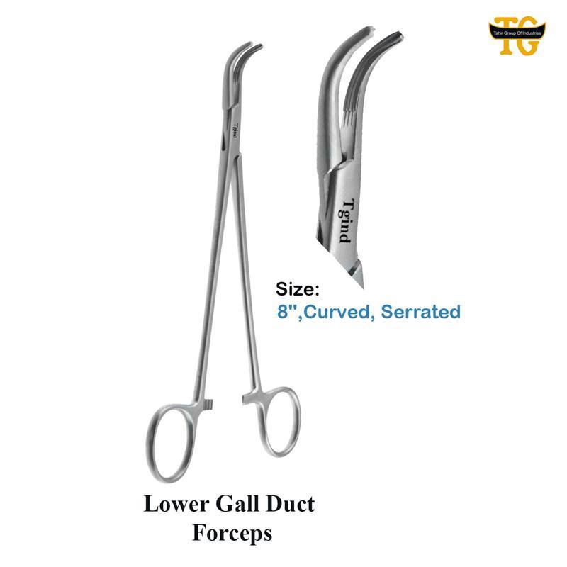 Lower Gall Duct Forceps, surgical instruments, TGI's own catalog photograph