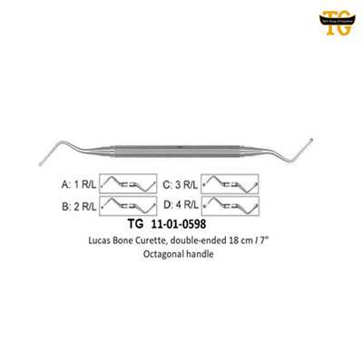 Lucas Bone Curette, orthopedic instruments, TGI's own catalog photograph