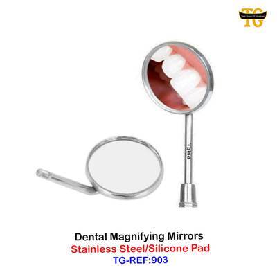 Magnifying Mouth Mirror, dental instruments, TGI's own catalog photograph