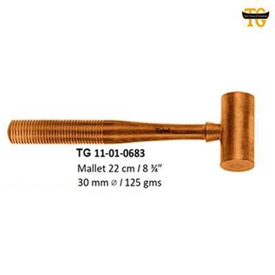 Mallet, orthopedic instruments, TGI's own catalog photograph