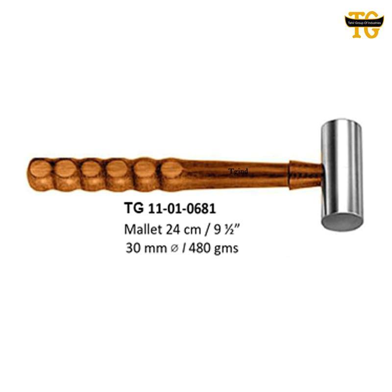 Mallet, orthopedic instruments, TGI's own catalog photograph