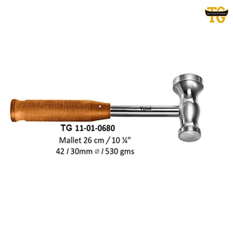 Mallet, orthopedic instruments, TGI's own catalog photograph