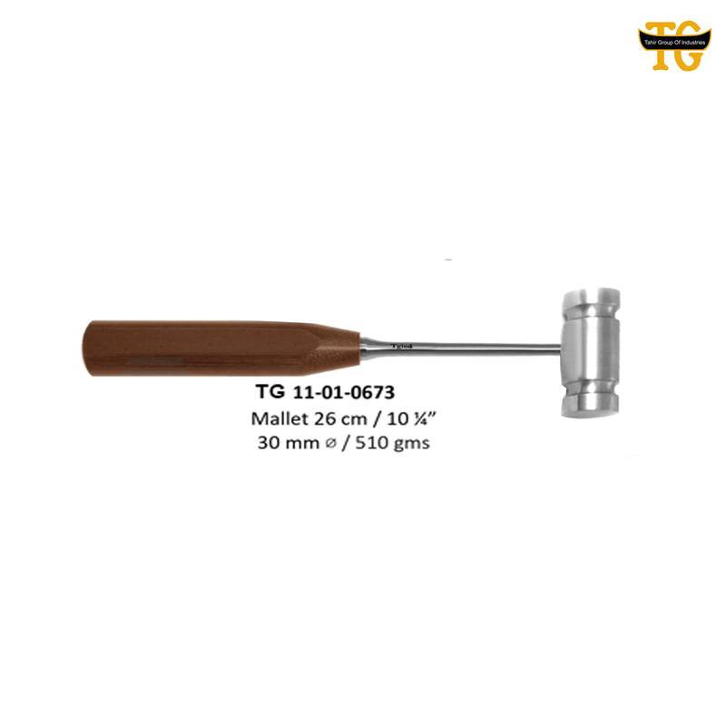 Mallet, orthopedic instruments, TGI's own catalog photograph