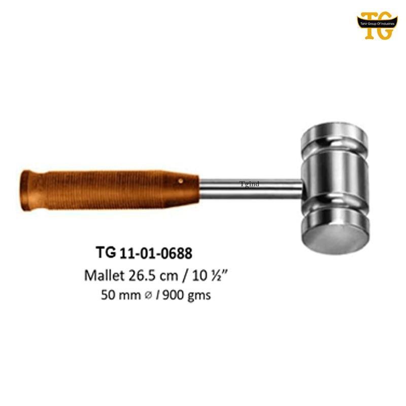 Mallet, orthopedic instruments, TGI's own catalog photograph