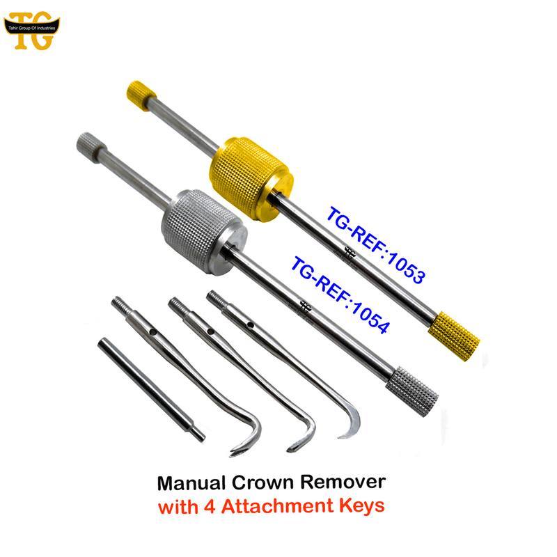 Manual Crown Remover, dental instruments, TGI's own catalog photograph