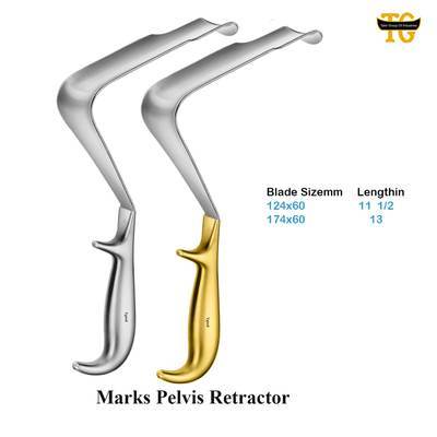 Mark Pelvis Retractor, surgical instruments, TGI's own catalog photograph
