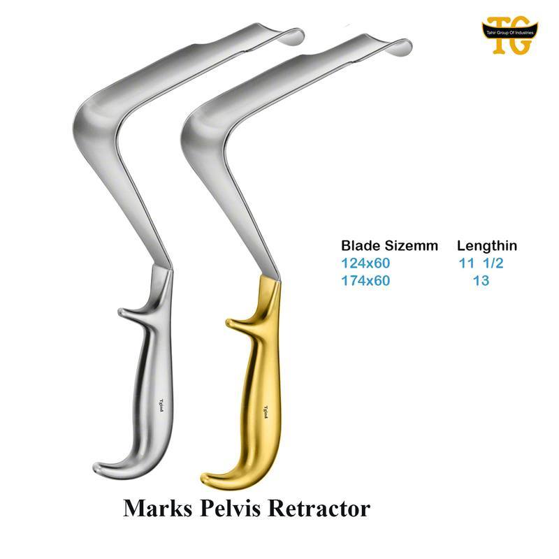 Mark Pelvis Retractor, surgical instruments, TGI's own catalog photograph