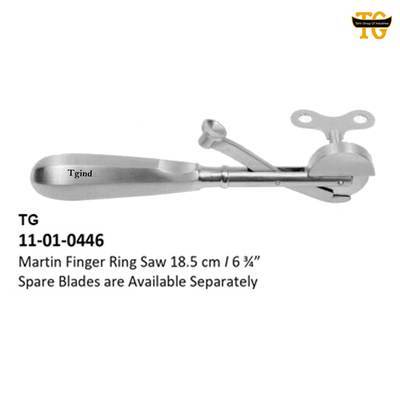 Martin Finger Ring Saw, orthopedic instruments, TGI's own catalog photograph
