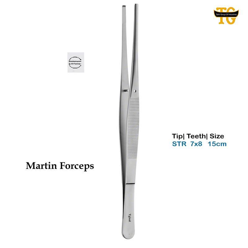 Martin Forceps, surgical instruments, TGI's own catalog photograph