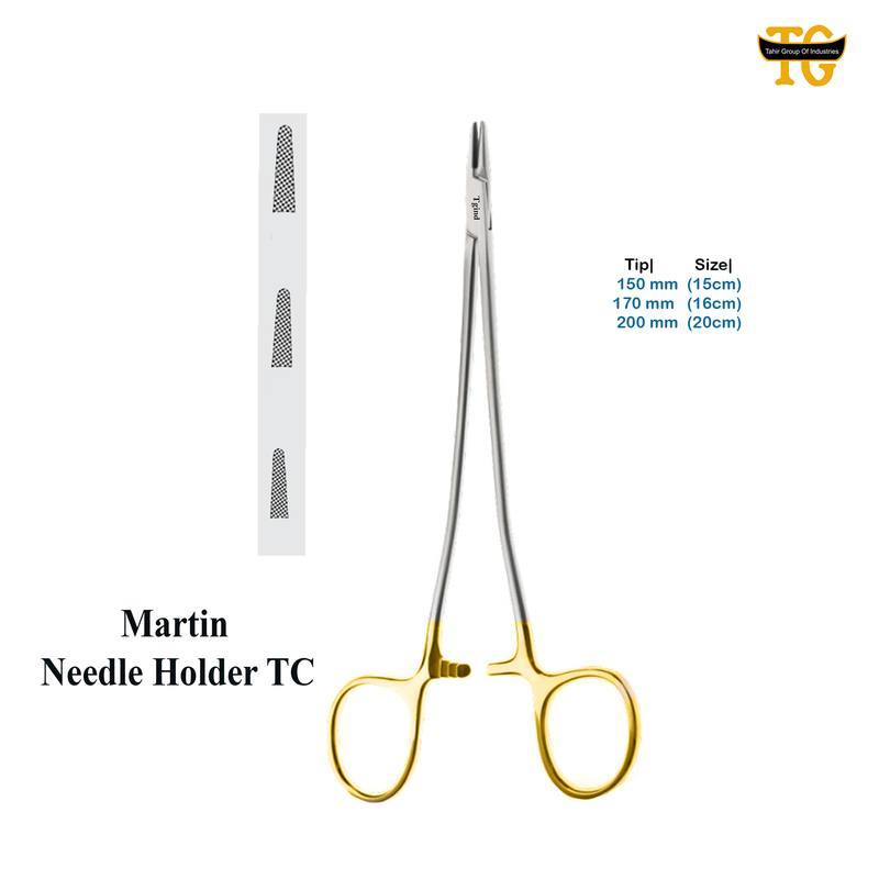 Martin Needle Holder TC, surgical instruments, TGI's own catalog photograph