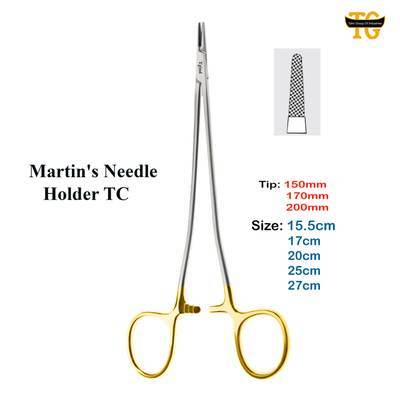 Martin's Needle Holder TC, surgical instruments, TGI's own catalog photograph
