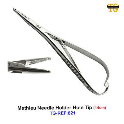 Mathieu Needle Holder Hole Tip, dental instruments, TGI's own catalog photograph
