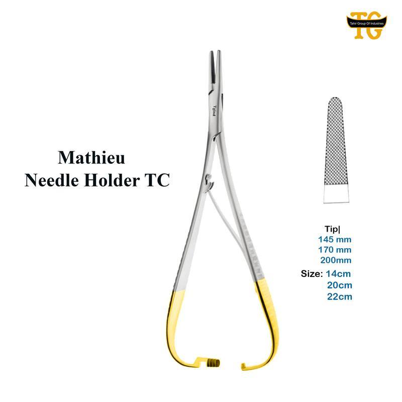 Mathieu Needle Holder TC, surgical instruments, TGI's own catalog photograph