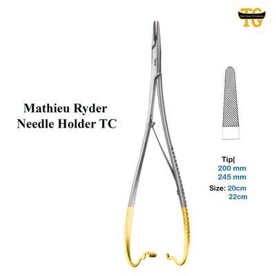 Mathieu Ryder Needle Holder TC, surgical instruments, TGI's own catalog photograph