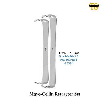 Mayo Collin Retractor, surgical instruments, TGI's own catalog photograph