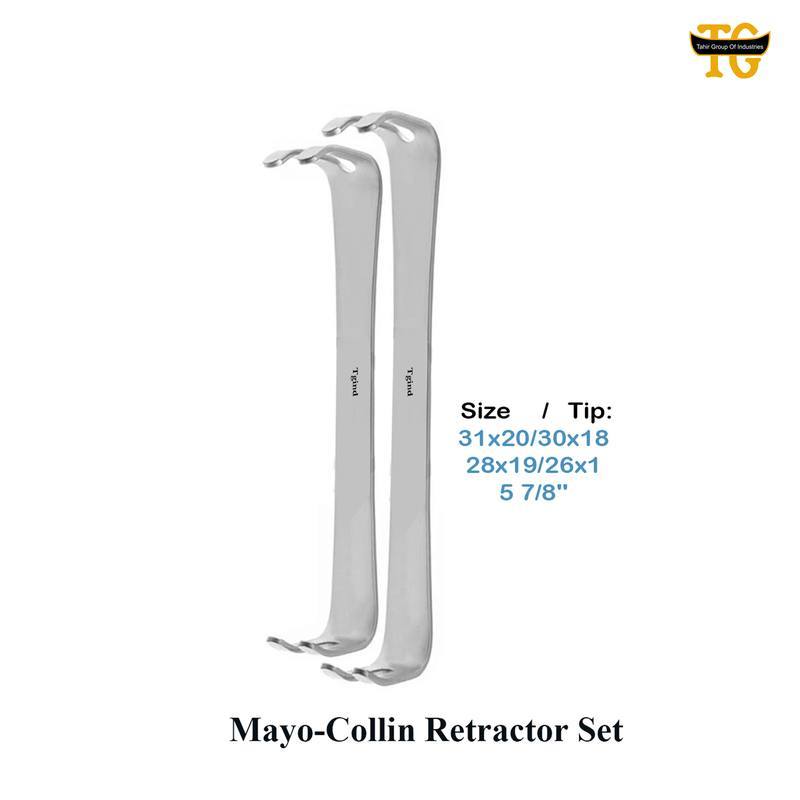 Mayo Collin Retractor, surgical instruments, TGI's own catalog photograph