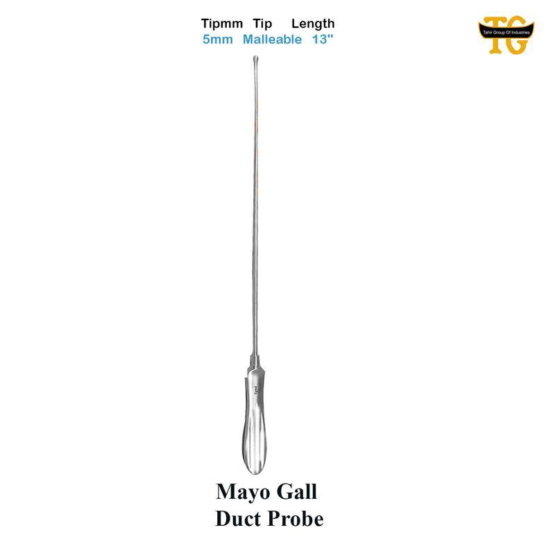 Mayo Gall Duct Probe, surgical instruments, TGI's own catalog photograph