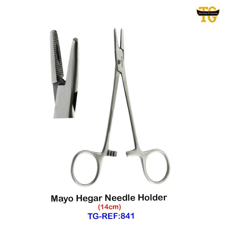 Mayo Hegar Needle Holder, dental instruments, TGI's own catalog photograph
