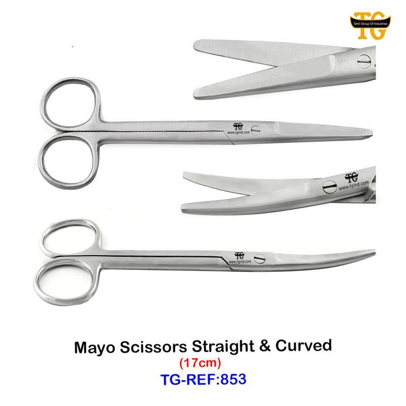 Mayo Scissors, dental instruments, TGI's own catalog photograph