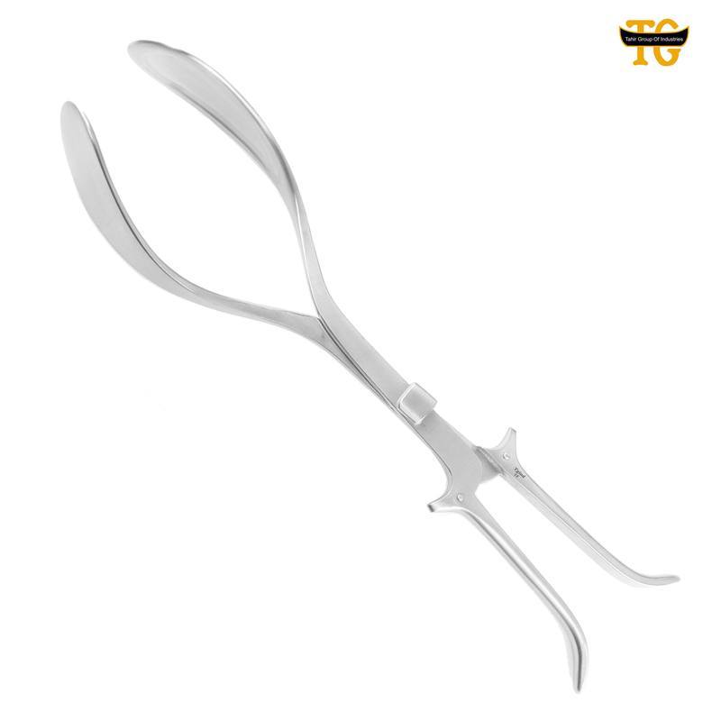 Mclean Tucker Obstetrical Forceps, gynecology instruments, TGI's own catalog photograph