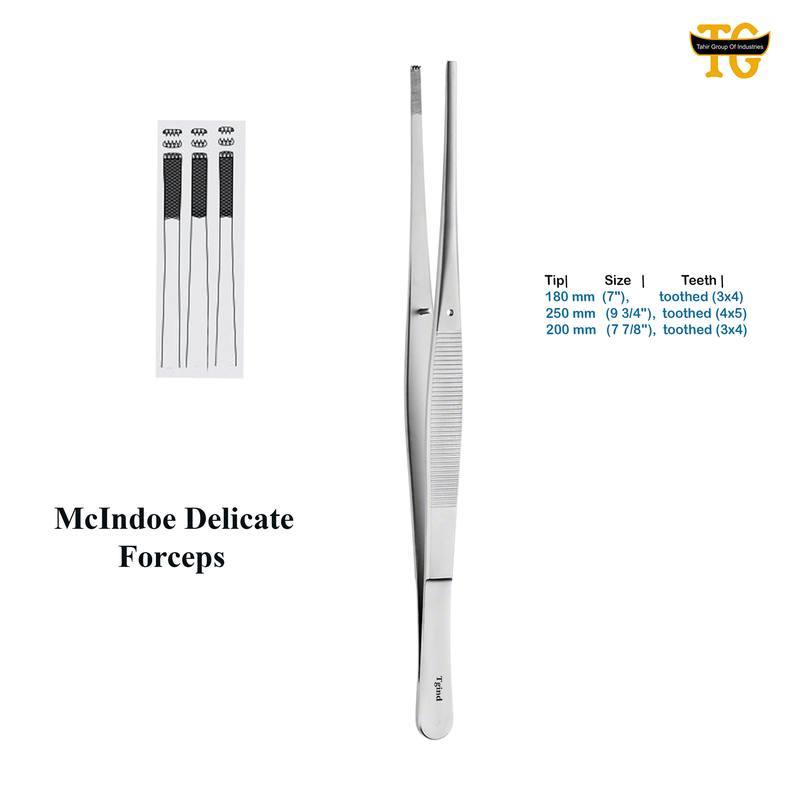 McIndoe Delicate Forceps, surgical instruments, TGI's own catalog photograph