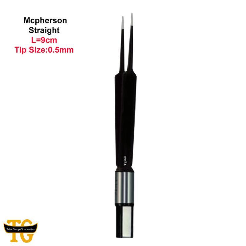 MCpherson Forceps Straight, electrosurgical instruments, TGI's own catalog photograph