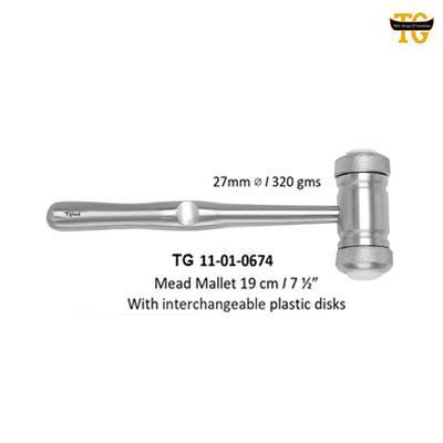 Mead Mallet, orthopedic instruments, TGI's own catalog photograph