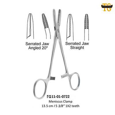 Meniscus Clamp, orthopedic instruments, TGI's own catalog photograph