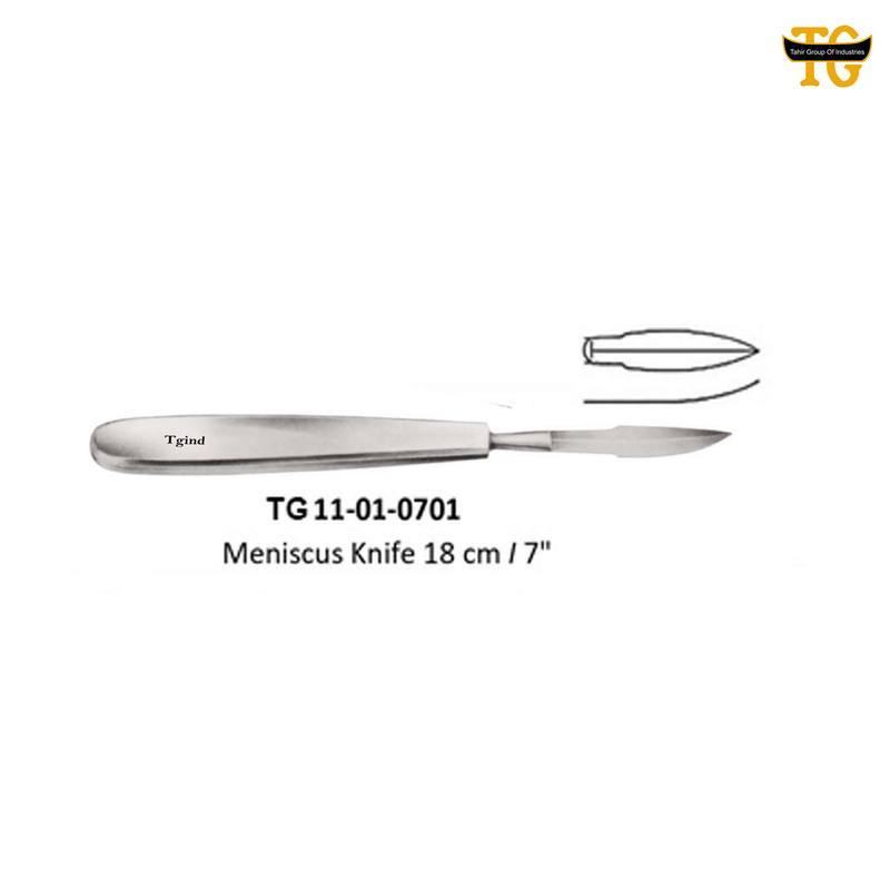 Meniscus Knife, orthopedic instruments, TGI's own catalog photograph