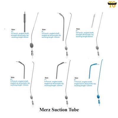 Merz Suction Tube, surgical instruments, TGI's own catalog photograph