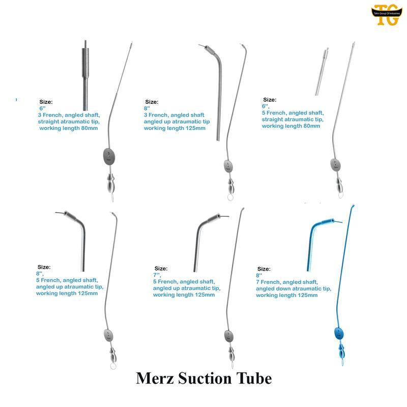 Merz Suction Tube, surgical instruments, TGI's own catalog photograph