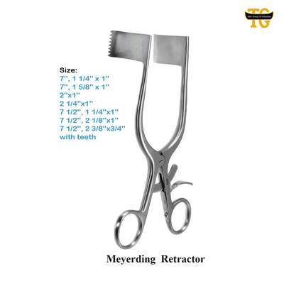 Meyerding Retractor, surgical instruments, TGI's own catalog photograph
