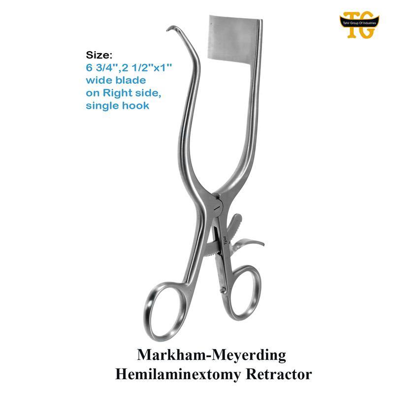 Markham-Meyerding Hemilaminextomy Retractor, surgical instruments, TGI's own catalog photograph