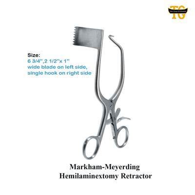 Markham-Meyerding Hemilaminextomy Retractor, surgical instruments, TGI's own catalog photograph