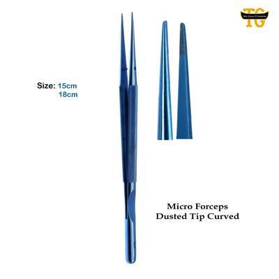 Micro Forceps Titanium, surgical instruments, TGI's own catalog photograph