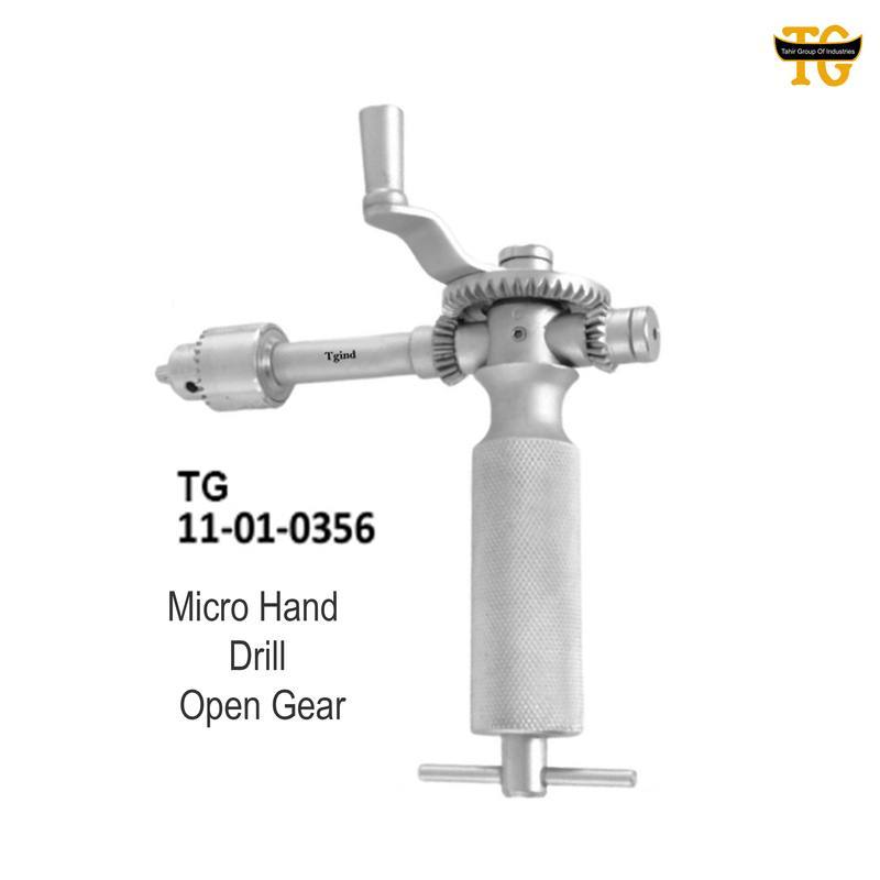Micro Hand Drill, orthopedic instruments, TGI's own catalog photograph