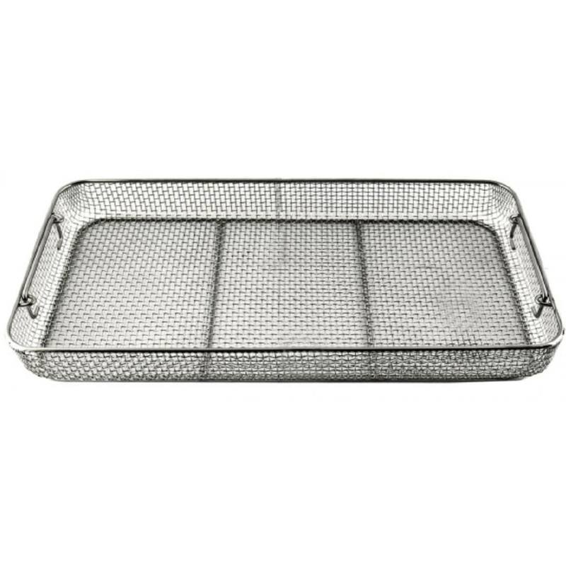 Micro Mesh Tray, hollowware and sterilization boxes, TGI's own catalog photograph