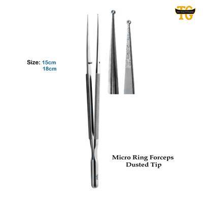 Micro Ring Forceps, surgical instruments, TGI's own catalog photograph