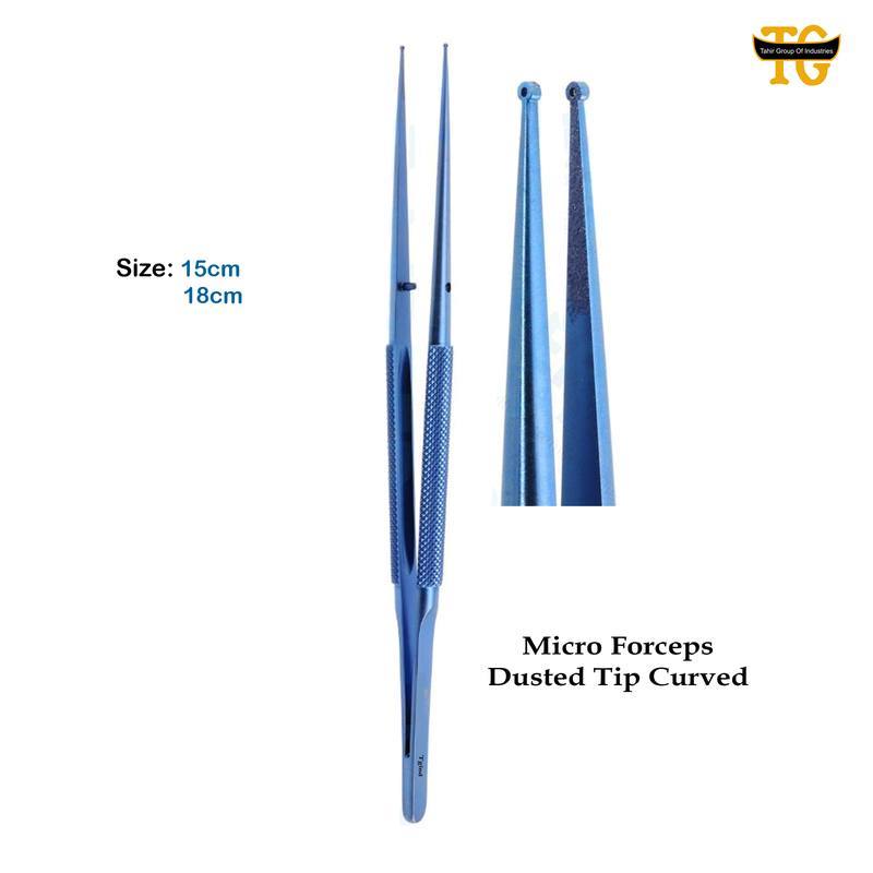 Micro Ring Forceps Titanium, surgical instruments, TGI's own catalog photograph