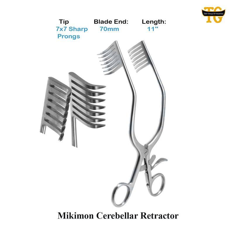Mikimon Retractor, surgical instruments, TGI's own catalog photograph
