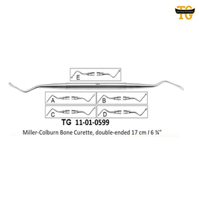 Miller Bone Curette, orthopedic instruments, TGI's own catalog photograph