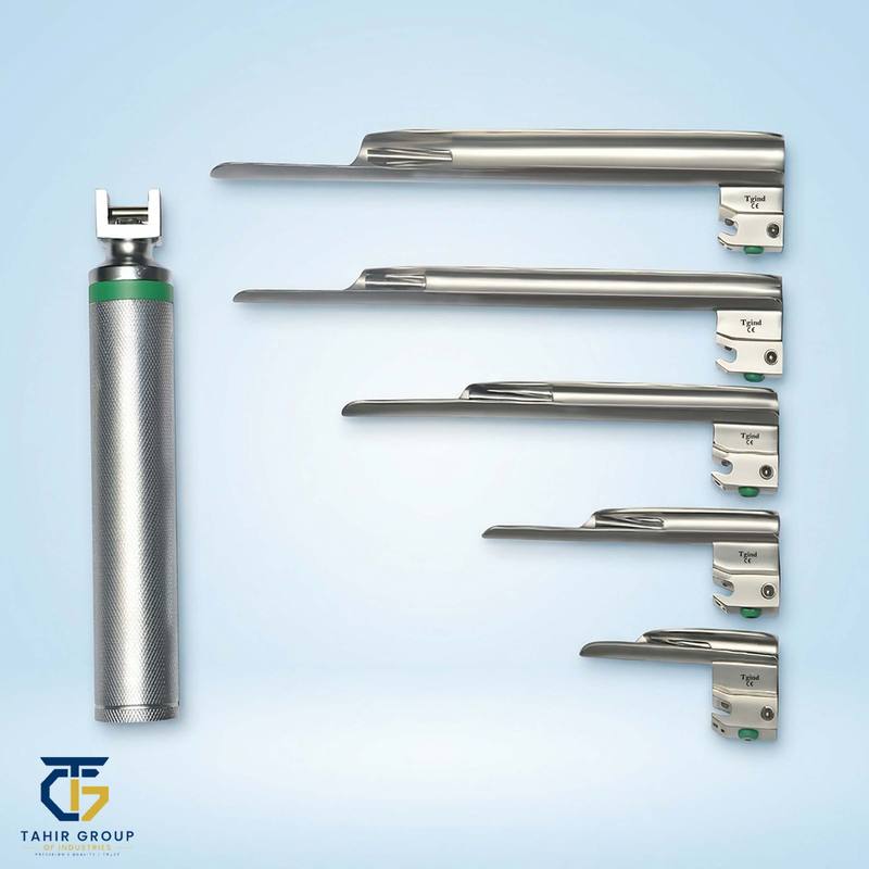 Miller Laryngoscope Set, diagnostic instruments, TGI's own catalog photograph