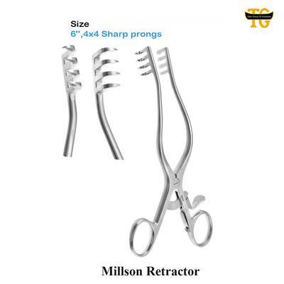 Millson Retractor, surgical instruments, TGI's own catalog photograph