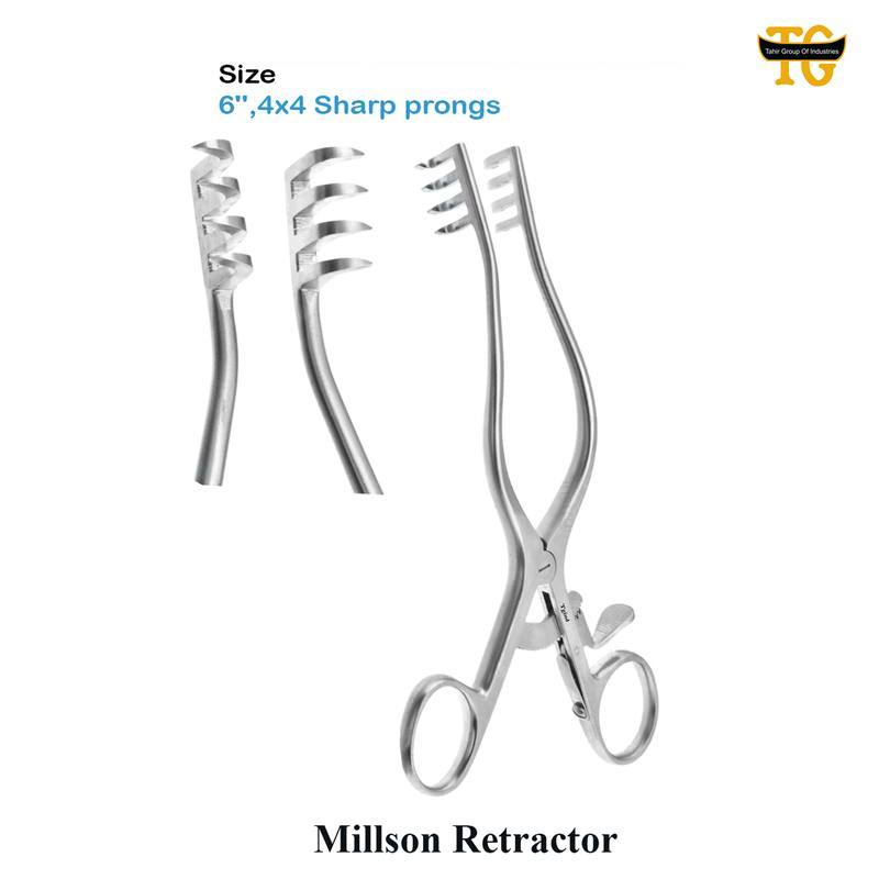 Millson Retractor, surgical instruments, TGI's own catalog photograph