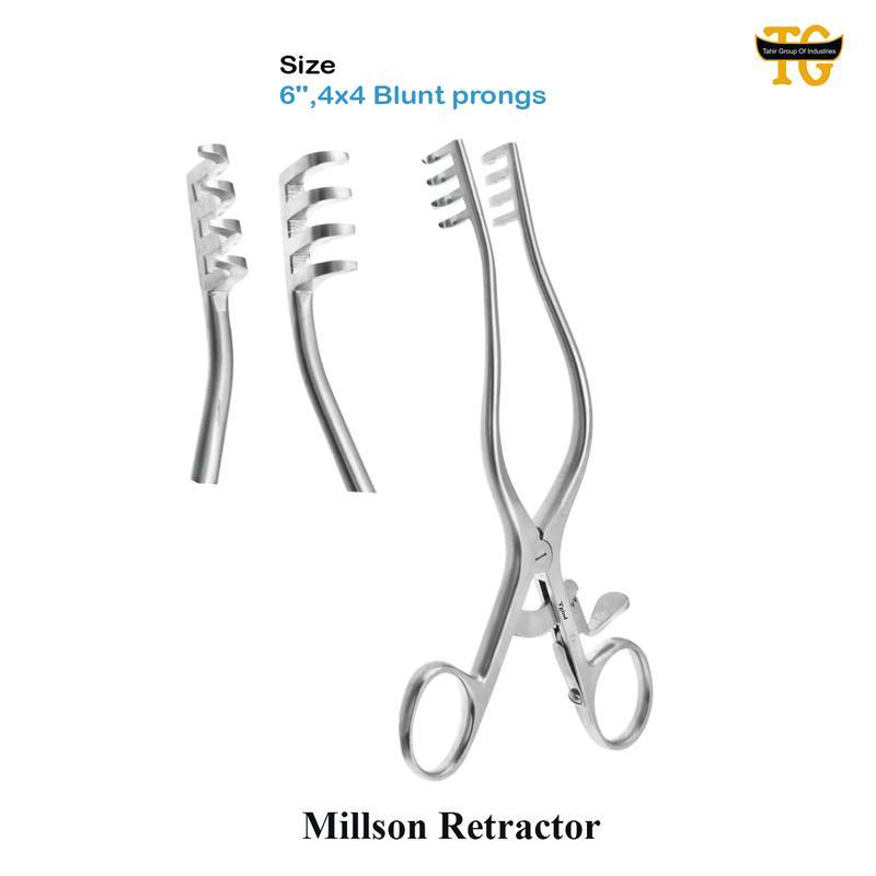 Millson Retractor, surgical instruments, TGI's own catalog photograph