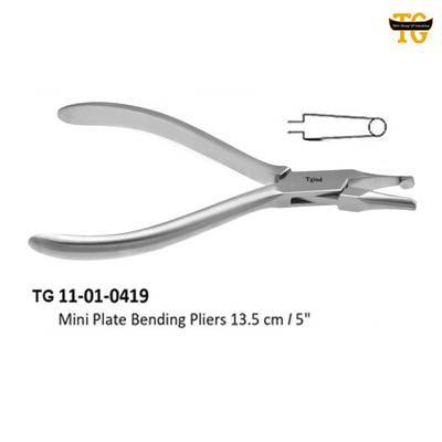 Mini Plate Bending Plier, orthopedic instruments, TGI's own catalog photograph
