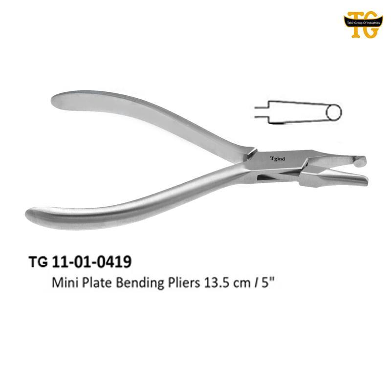 Mini Plate Bending Plier, orthopedic instruments, TGI's own catalog photograph