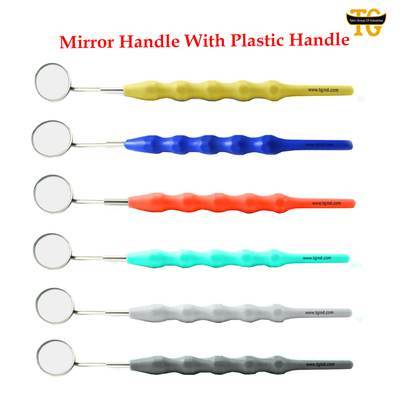 Mirror Handle With Plastic Handle, dental instruments, TGI's own catalog photograph